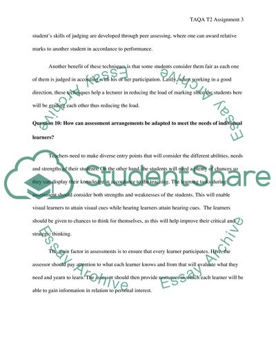 Peer and Self-Assessment Issues