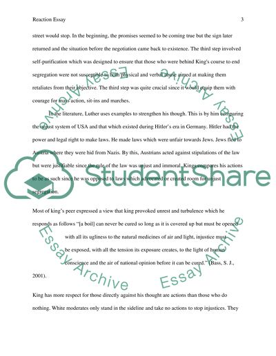 Letter from Birmingham Jail by Martin Luther King, Jr