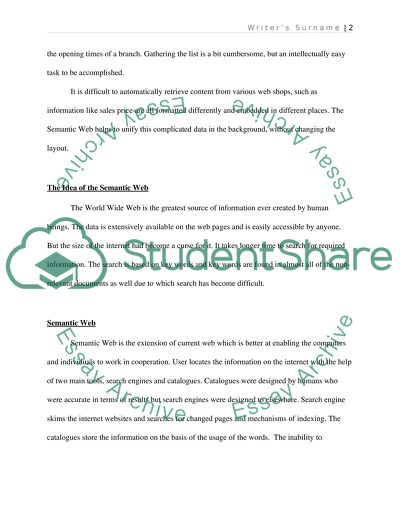 Semantic Web and Implications