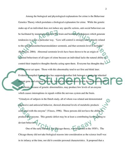 Why People Commit Crimes