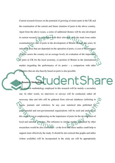The Minor Ports in the UK