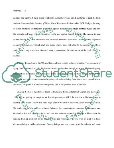 Water for the Elephants by Sara Gruen