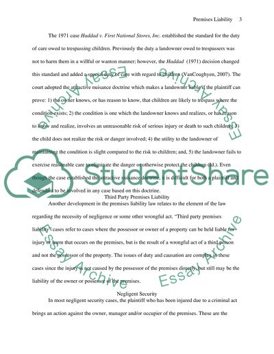 Negligent Security & Premises Liability