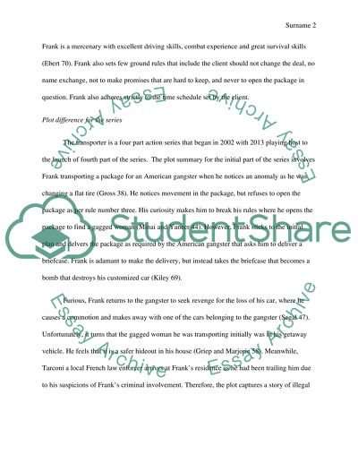 The Transporter Action Series