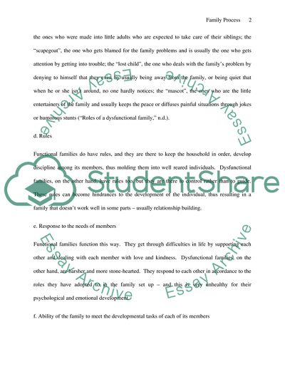 General Assessment of the Family