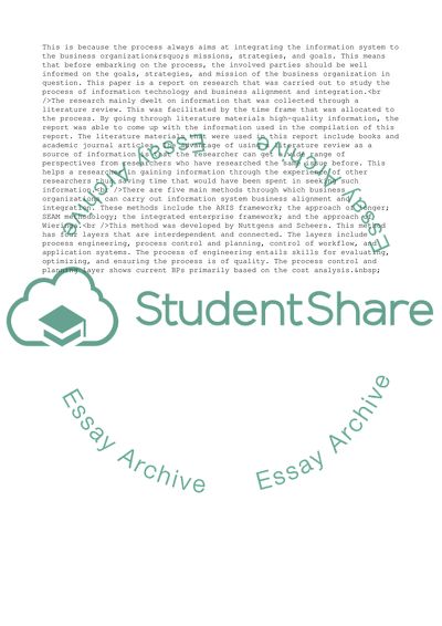 Strategic Management of Information Systems
