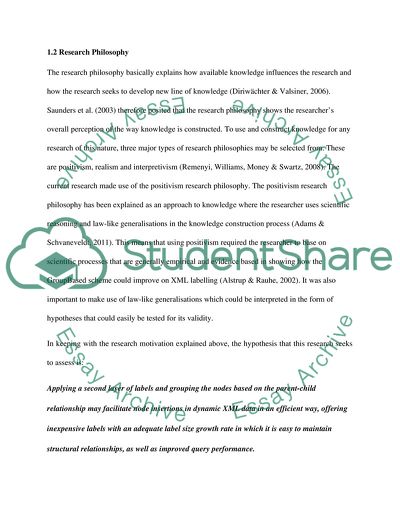 XML Labelling Scheme Methodology