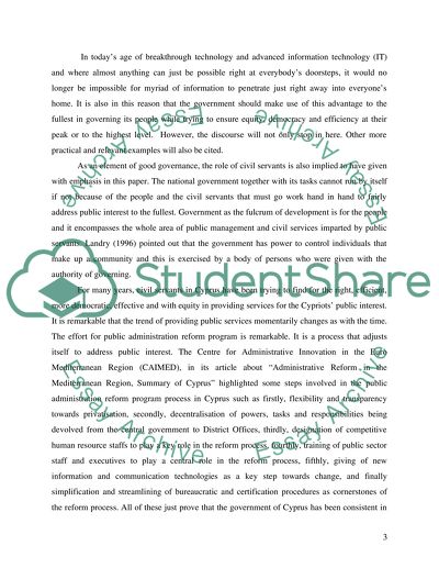 Public Interest in Cyprus