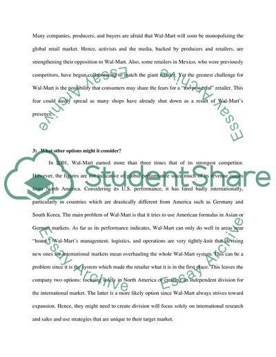 The Success of Walmart in Expanding Internationally