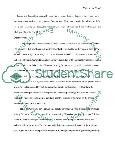 What are GMOs What is the controversy that sounds them