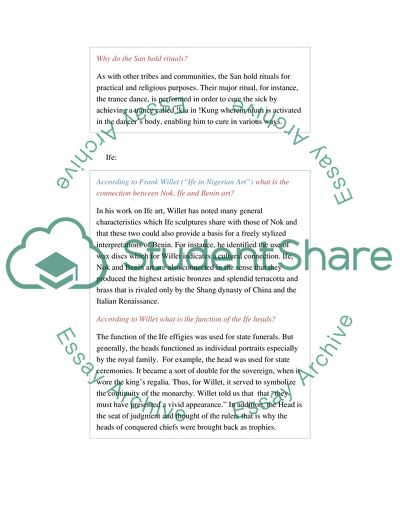 Different Cultures in Art