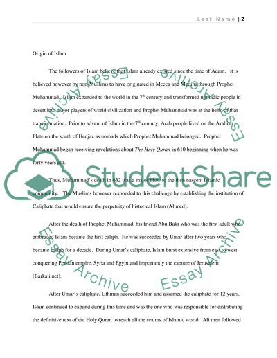 Thesis For Essay History Of Islamic Technical Writing Services also Essay About High School History Of Islamic Essay Example Topics And Well Written Essays Essay On Cow In English