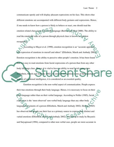 Emotions in the Workplace