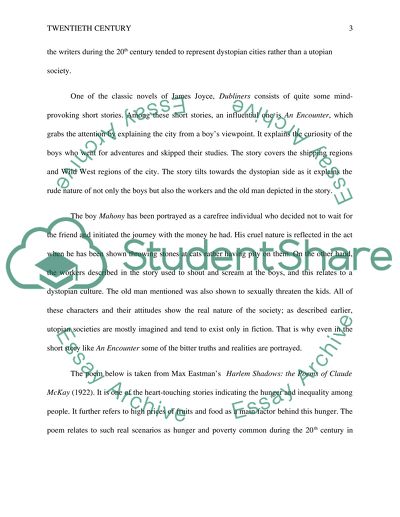 20th Century Reflection about Cities