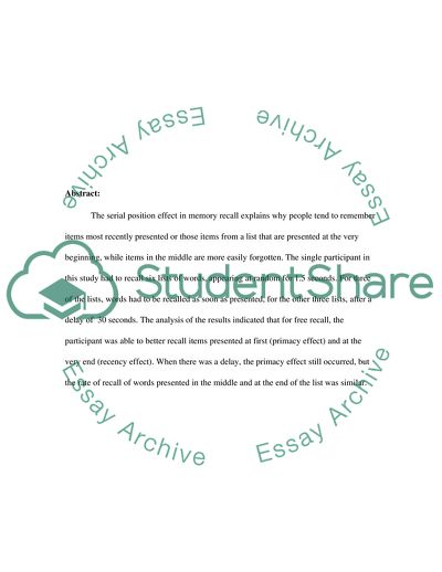 Human Memory: A Proposed System and Its Control Processes