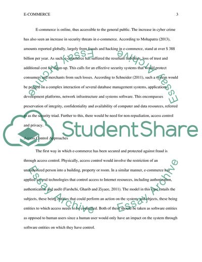 E-Commerce Security and Fraud Protection