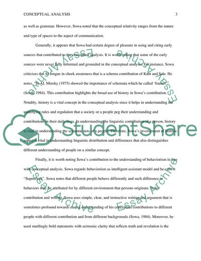 Conceptual Analysis Concept