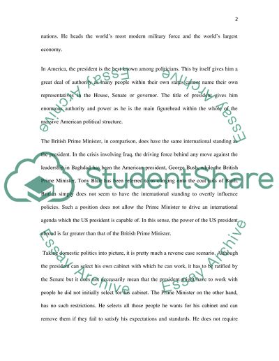 Functions of The British Prime Minister