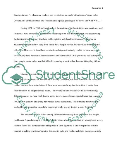 The Tradition of Literary Competence: a Source of Nourishment to the Mind