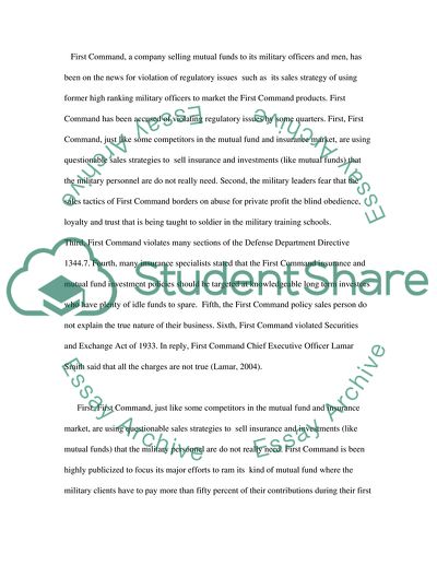 First Command Financial Planning: Recent Trouble with Regulators