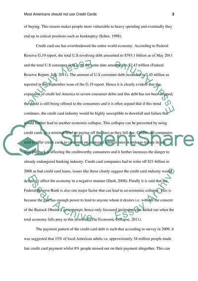 Most Americans Should Not Use Credit Cards