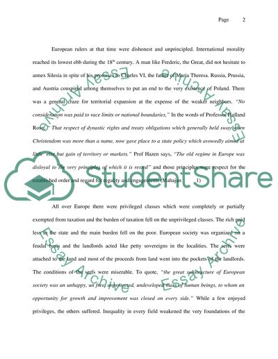 Great Event in European History: The French Revolution