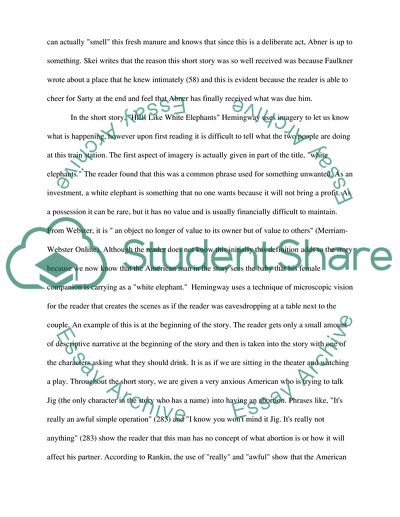 Analysis of Four Short Stories