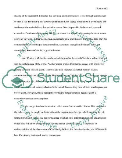 Religions and Fundamentalism