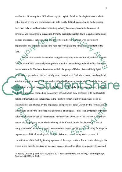 Religion and Theology: Jesus as Subordinate to the Father