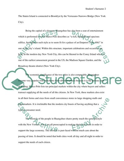 Old Life in Hangzhuo China and the Modern Life in New York City