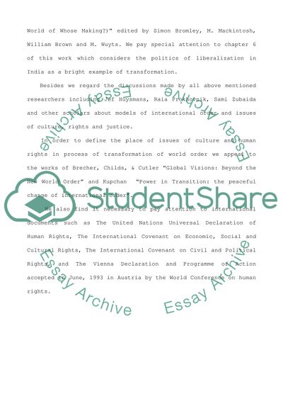 Culture and Human Rights