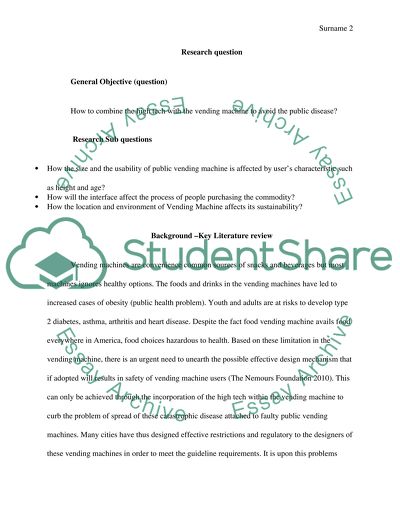 Design research proposal