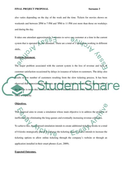 The Booking and Ticketing Process of a Movie Theatre