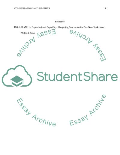 Compensation and Benefits