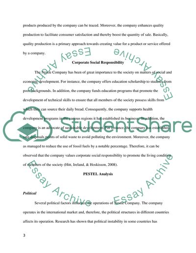 Reviewing Marketing Strategy and Operations for Nestle Company
