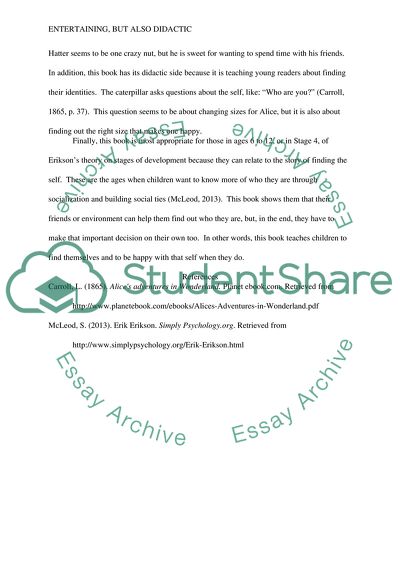 Adventures for Ages 6 to 12 in Alices Adventures in Wonderland by Carroll