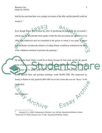 Whether Karter or Noonan Must Pay Jimmy the 1000 USD