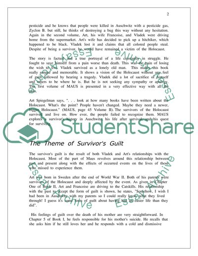 The Theme of Survivors Guilt