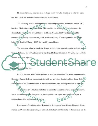 The Thinker by Auguste Rodin