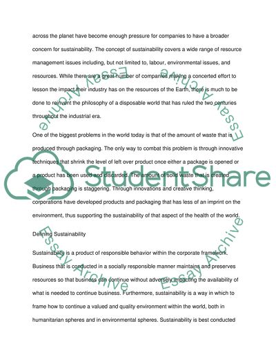 Innovation as Accelerator for Sustainability