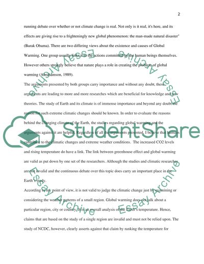 Global Warming: Fact or Myth