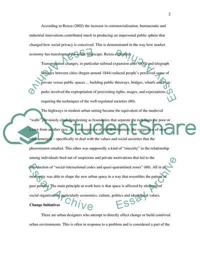 The Backdrop of Social Interaction