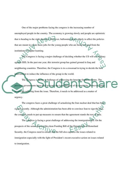 Political Issues - The Congress