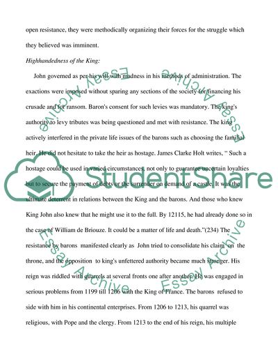 Life in General and the Economic Conditions of Johns England