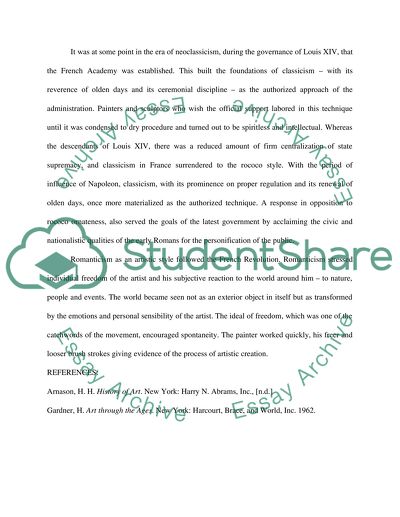 From the Baroque Period through the Romantic Age