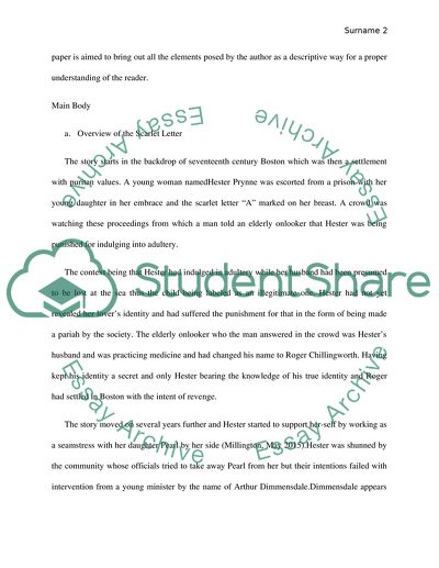 Analysis of Gender Studies through Scarlet Letter