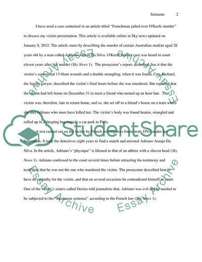 Victim Representation