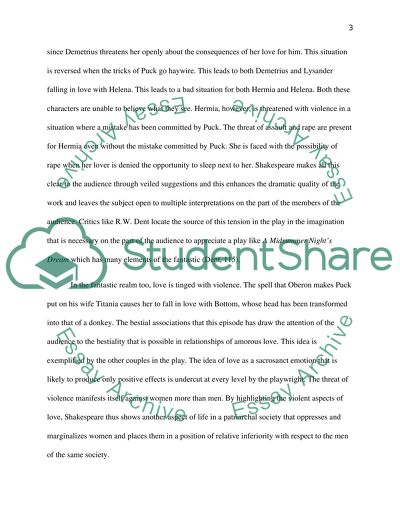 Shakespeares A Midsummer Nights Dream