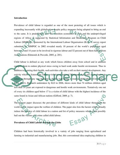 Child Labour in the Global Economy