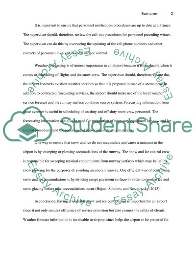 Snowstorm Case Study